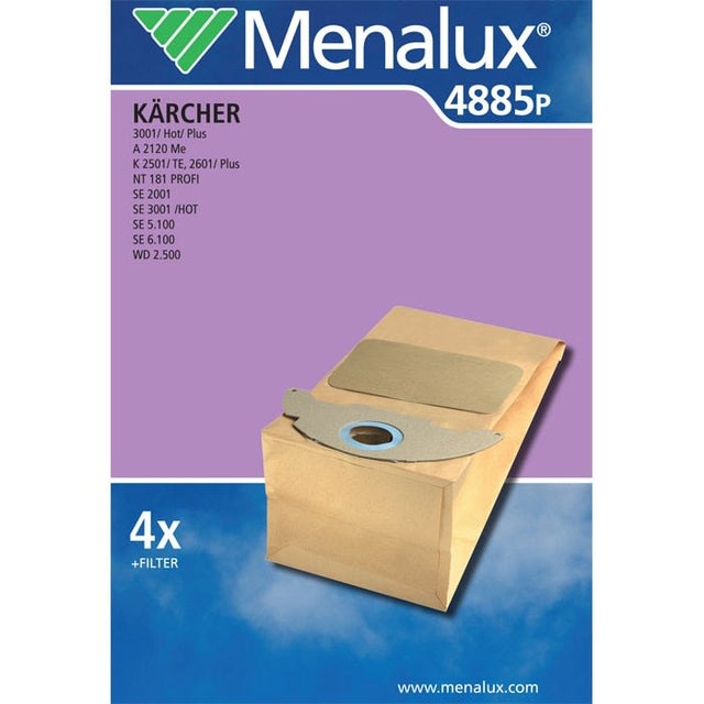 Sacchetti Di Carta Per Aspirapolvere Paxanpax VB474 - Confezione Da 5 - Compatibili Con Sebo, Advance, Karcher - Foto 10