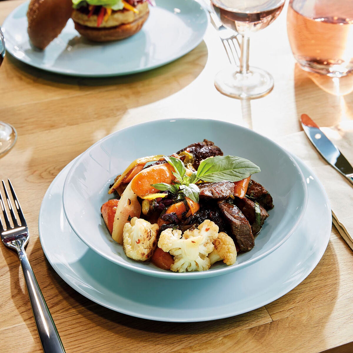 Servizio Tavola Luminarc Diwali 18 Pezzi - Vetro Opale Azzurro - Foto 6