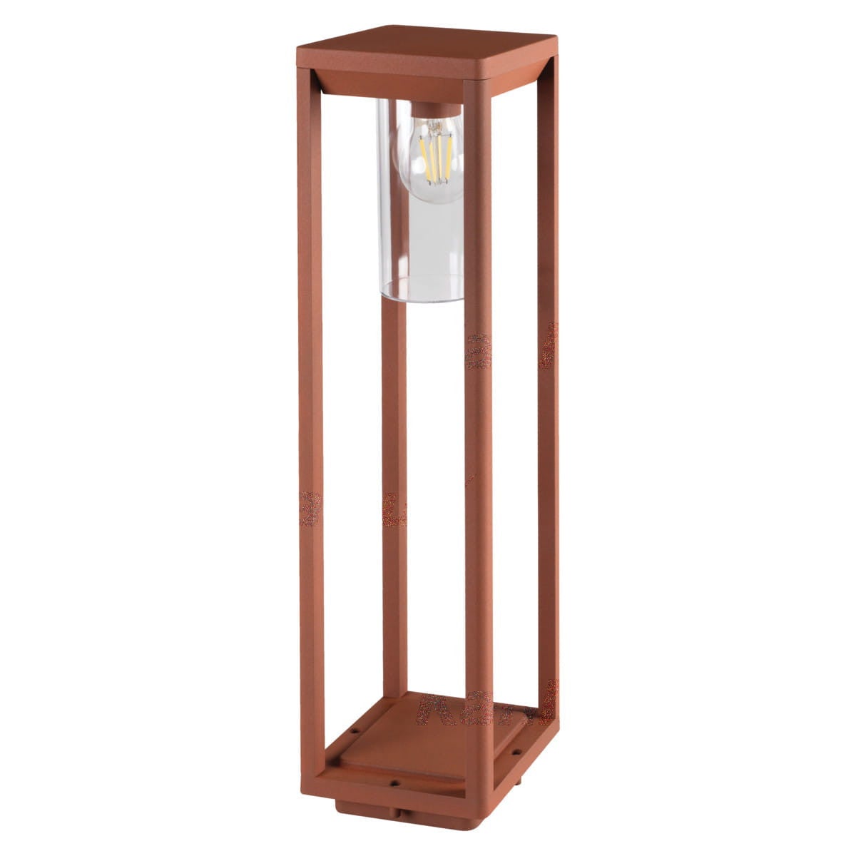 Lampa ogrodowa stojąca VIMO brązowa 1xE27x15W aluminium wym:80x15x15cm IP44 Kanlux