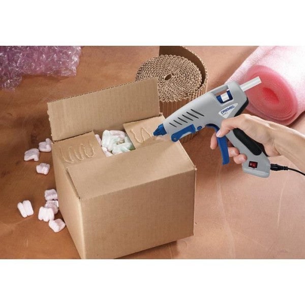 Pistolet a colle DREMEL 940 - Température de Chauffe 195°C - Avec Cordon Amovible + 3 Bâtons de Colle 11mm - 3