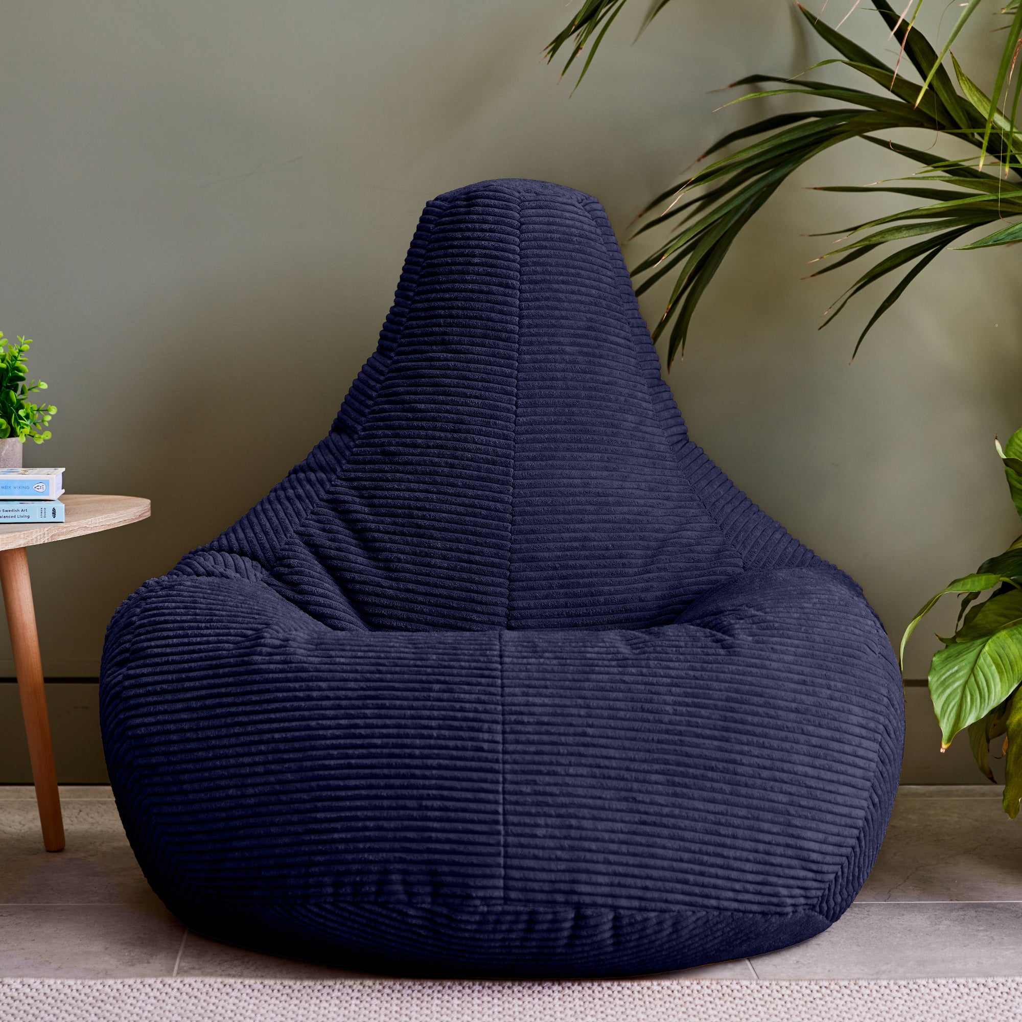 Pouf Enfant Icon Étoiles - Coussin Moelleux Rempli Perles - Siège Décontracté Gris Pour Chambre Et Salon