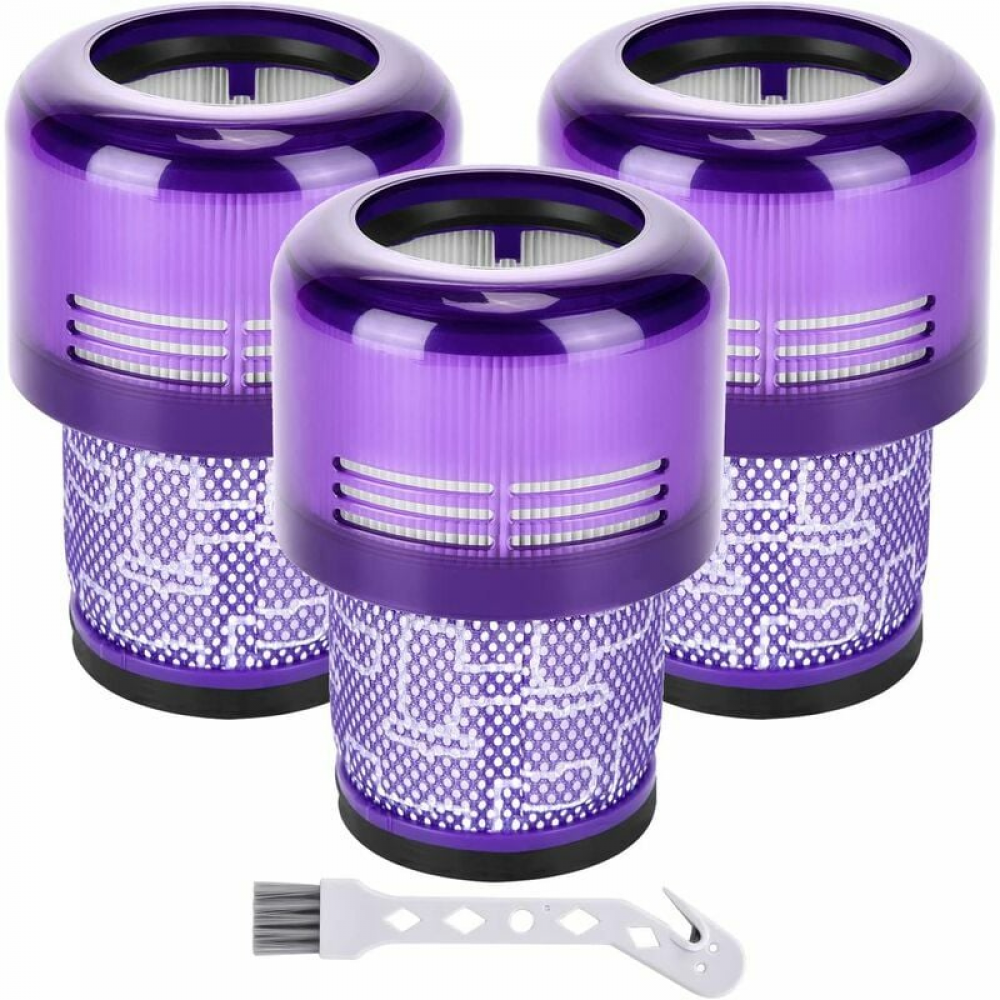 Filtry zamienne – zestaw 3 szt. do odkurzacza Dyson V11 Absolute Extra Pro Animal Torque Drive V15 Detect