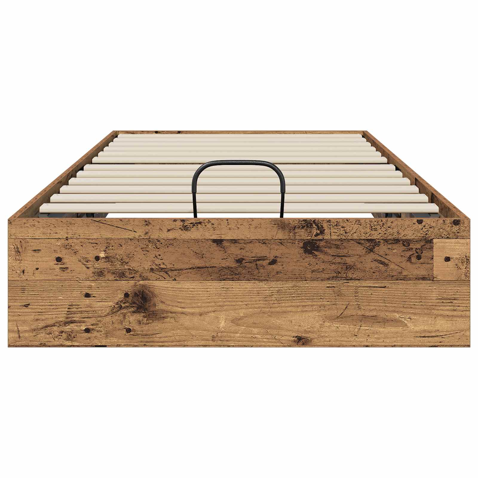 Cadre de lit ottoman avec rangement bois ancien 203 x 90 x 25 cm - 5