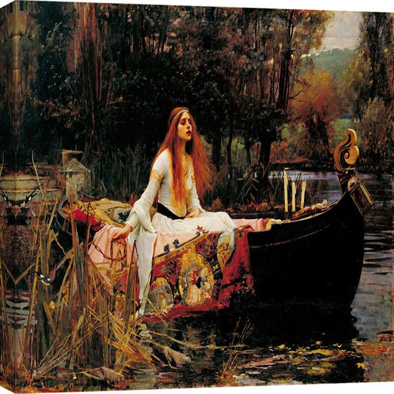 La Dama Di Shalott | John William Waterhouse | Stampa D'arte