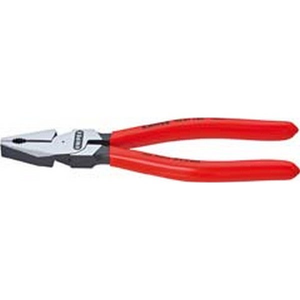 Szczypce uniwersalne ze zwiększonym przełożeniem 200mm fosforanowane Kombinerki do chwytania i cięcia KNIPEX 02 01 200