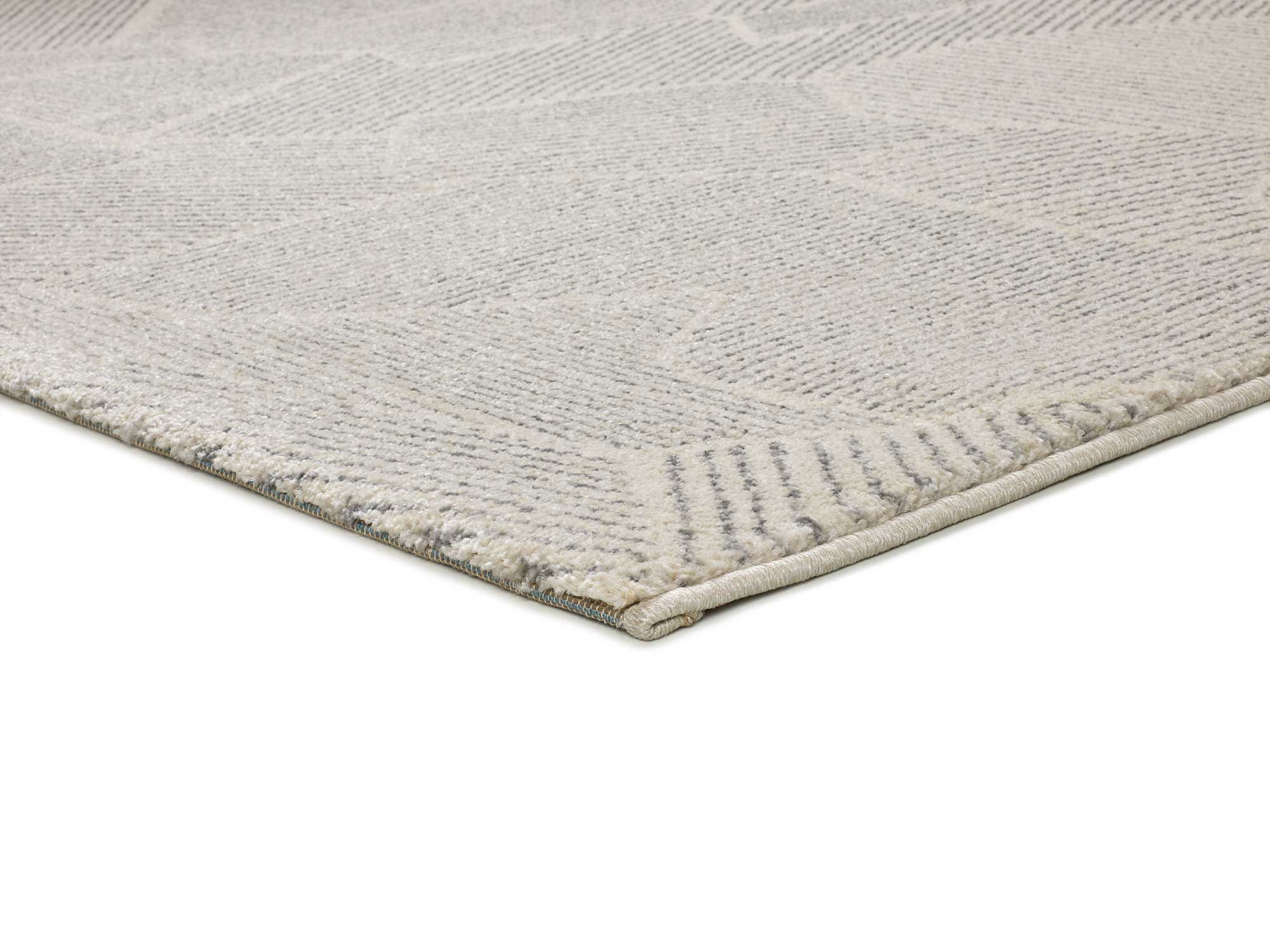 Tapis intérieur beige / gris rectangulaire l.200 x L.290 cm PORTO abstrait - ATTICGO - 3