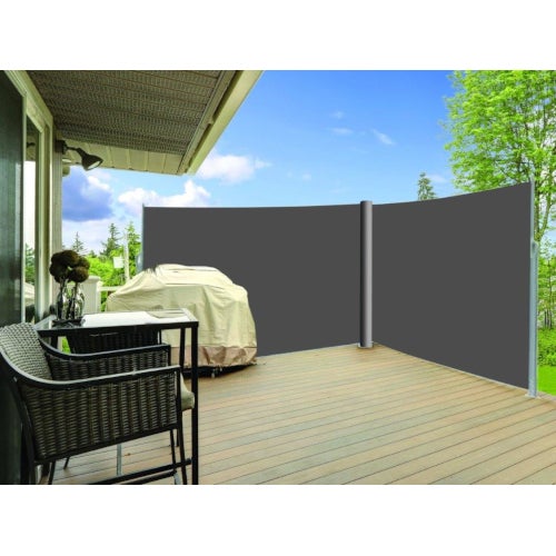Paravent retractable avec housse de protection 1.6x3m