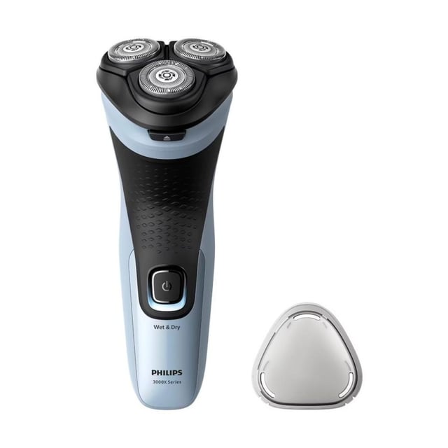 Philips X3003/00 rasoio elettrico Rotazione Trimmer Nero, Blu