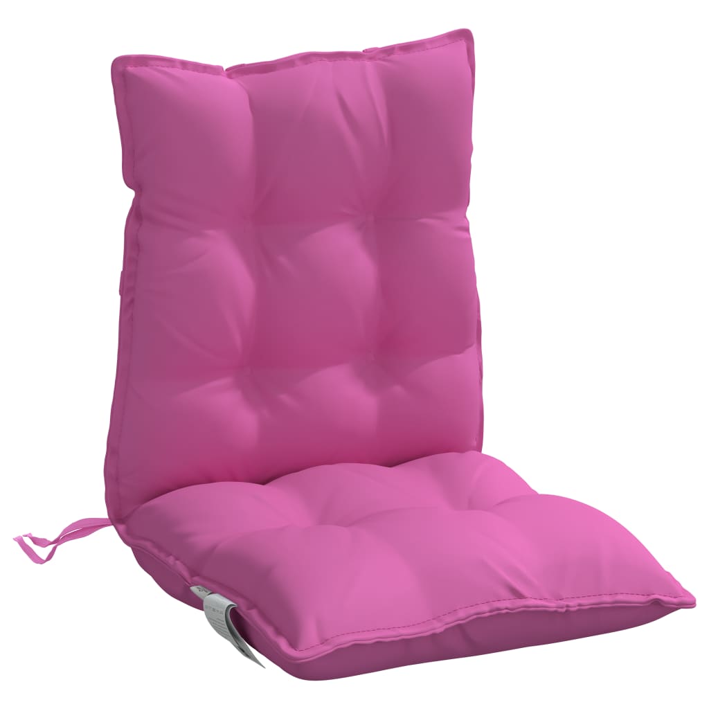Maison Exclusive - Cojines para silla con respaldo bajo 6 uds tela Oxford rosa - 5