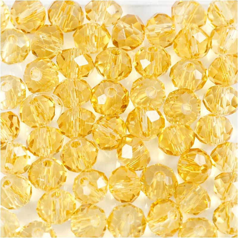 30 Perles En Pierre Jade Boules 4mm Jaune Transparent - Marque Homemade, EAN 8741140008588