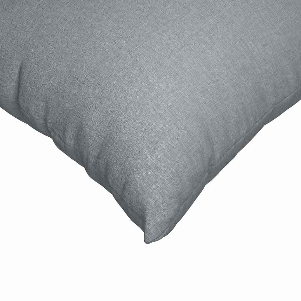 Coussins de canapé 2 pcs Gris clair 50 x 50 cm tissu vidaXL - 7