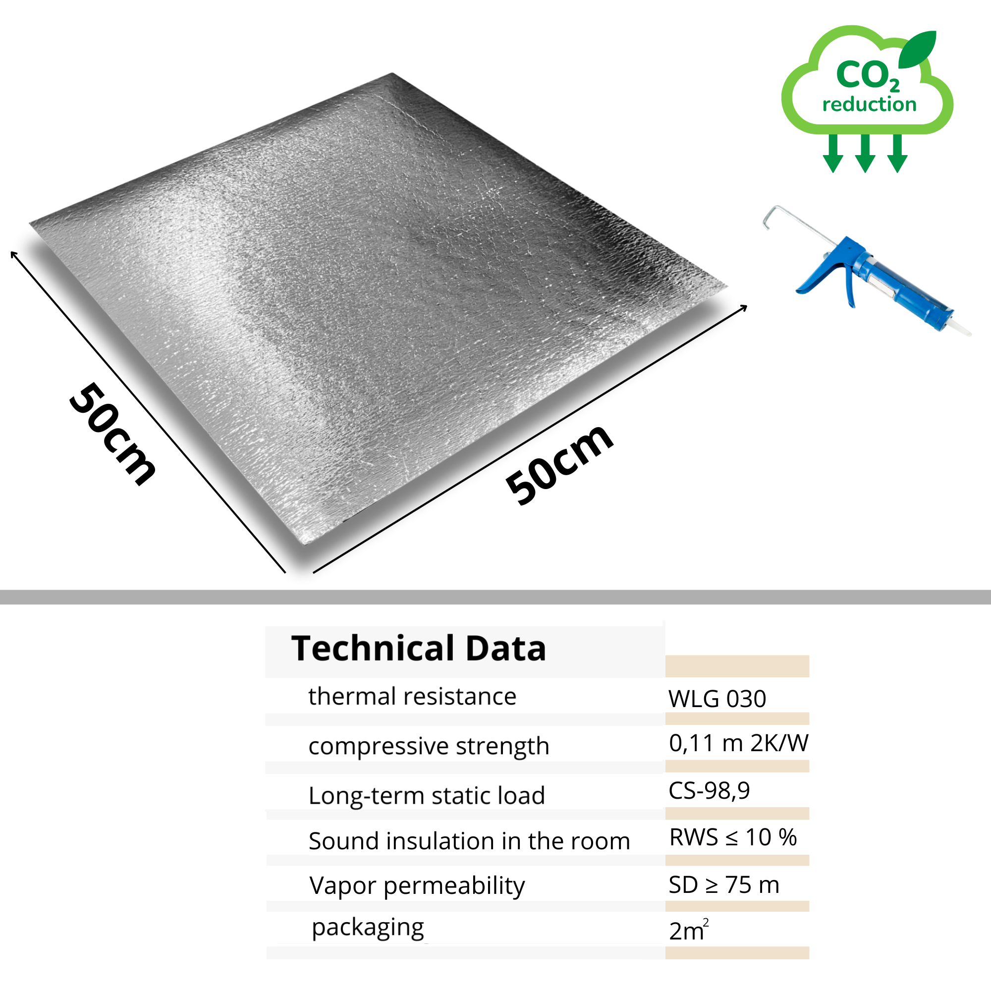 2m² Panneaux isolants pour radiateurs, tapis isolant pour radiateurs, fenêtres de rétention de chaleur, - Polystyrène expansé XPS & PET - 3