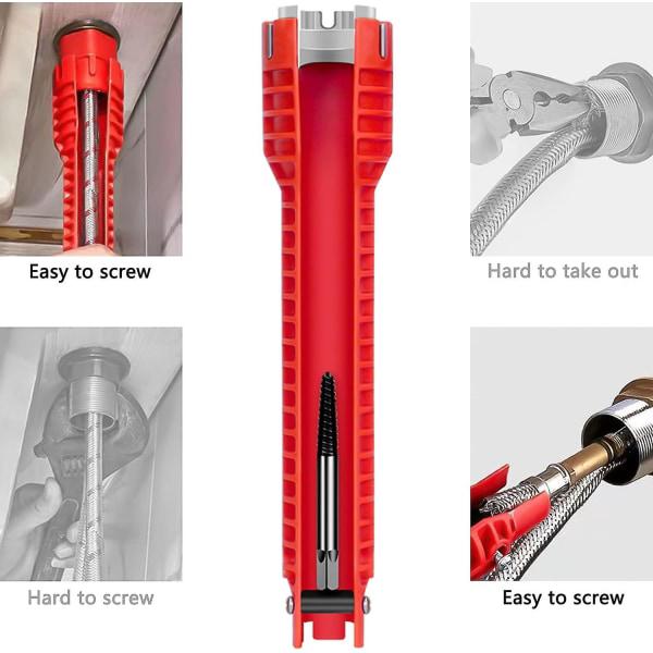 Clé d'installation pour robinet et évier 8 en 1 - 5