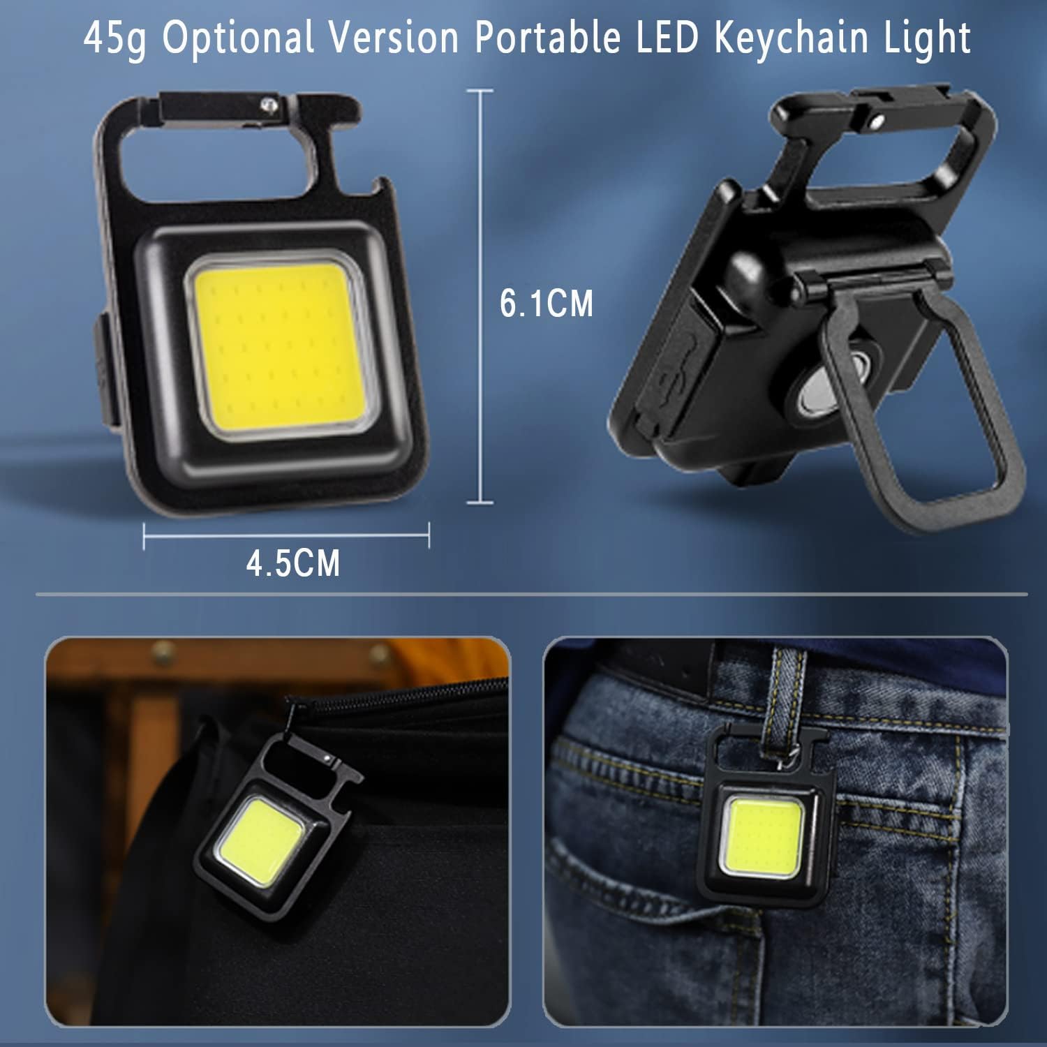 Mini Lampe De Poche LED Rechargeable 800 Lumens - Étanche IPX6