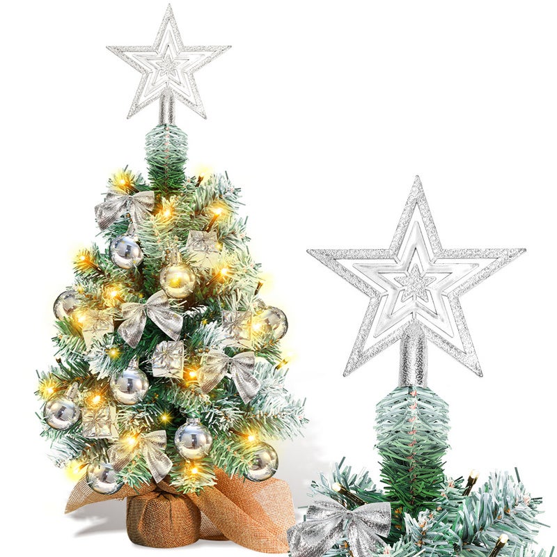 Sapin De Noël Artificiel Mini 30 Cm - Déco De Table, Cheminée, Fenêtre - Vert Réaliste - Léger Et Stable
