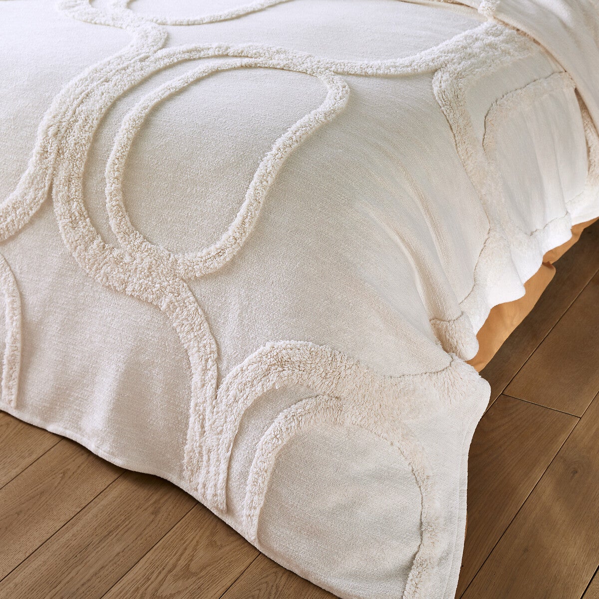 Dessus-de-lit coton tufté, Massimo - Ecru - 180 x 230 cm - 2