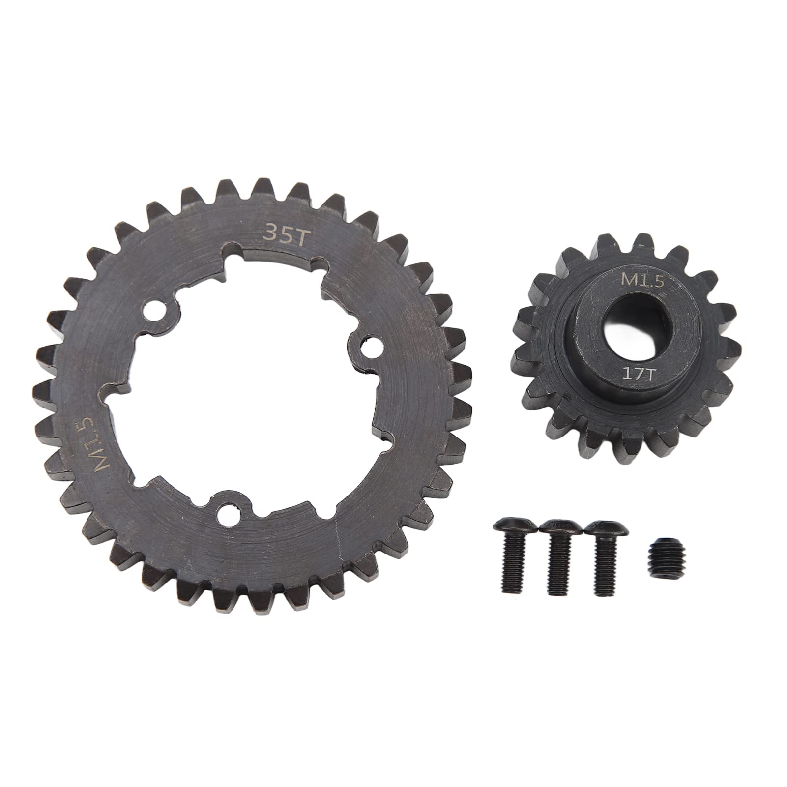 Kit D'engrenages Moteur RC 62T - Engrenage Droit 17T Mod 0.6 - Compatible FTX Outlaw, VRX DT5, VRX Octane - Pièces Métal Haute Résistance - 8