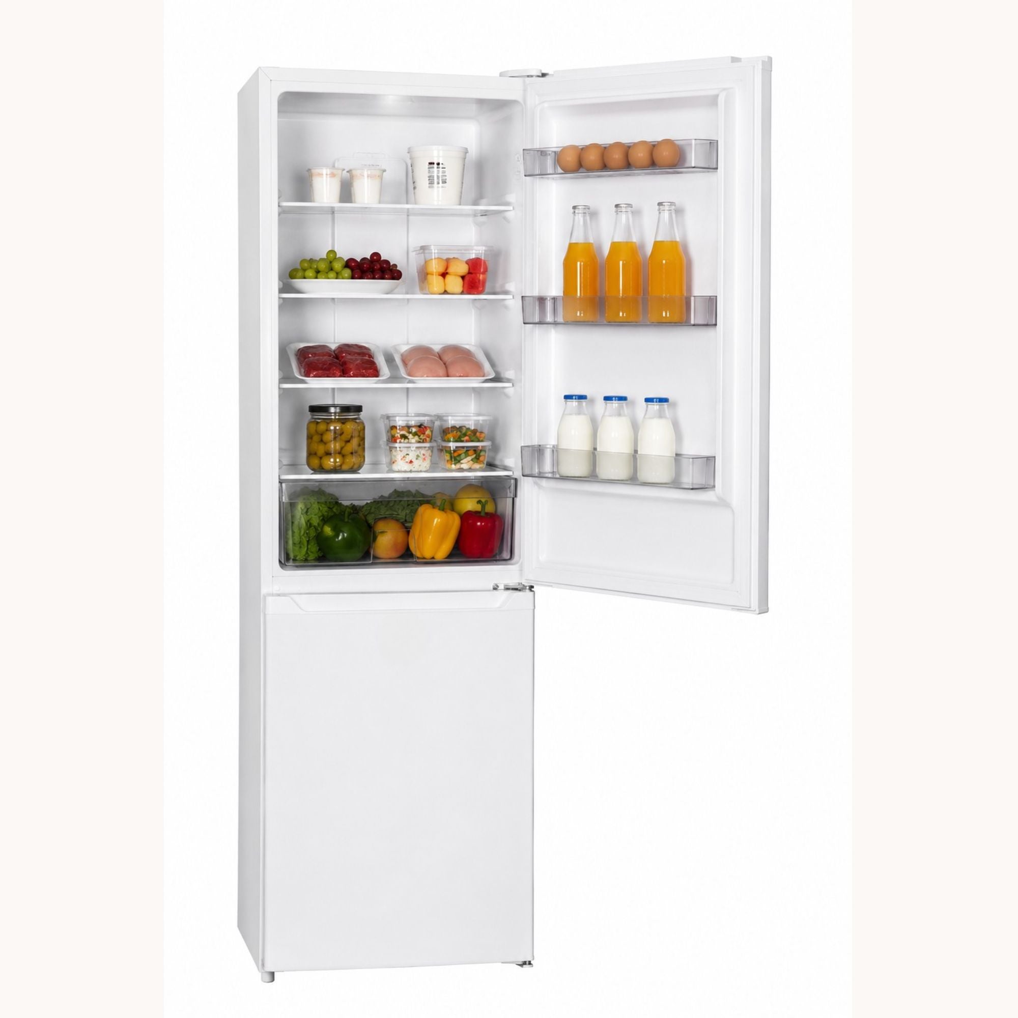 Frigorífico combi Sauber SERIE 3-FC18526WH Blanco – 186 cm | Leroy Merlin