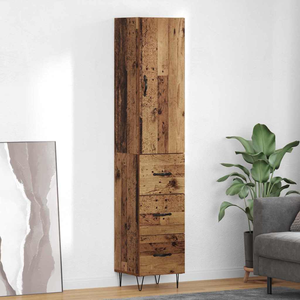 Haut Armoire Bois Ancien 34,5 x 34 x 90 cm Bois d'ingénierie | Leroy Merlin