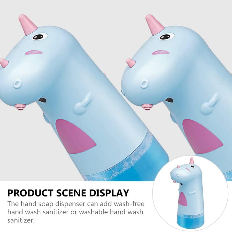 Bezdotykowy dozownik mydła z motywem jednorożca, automatyczny dozownik mydła dla dzieci, ładowany przez USB, do łazienki itp.