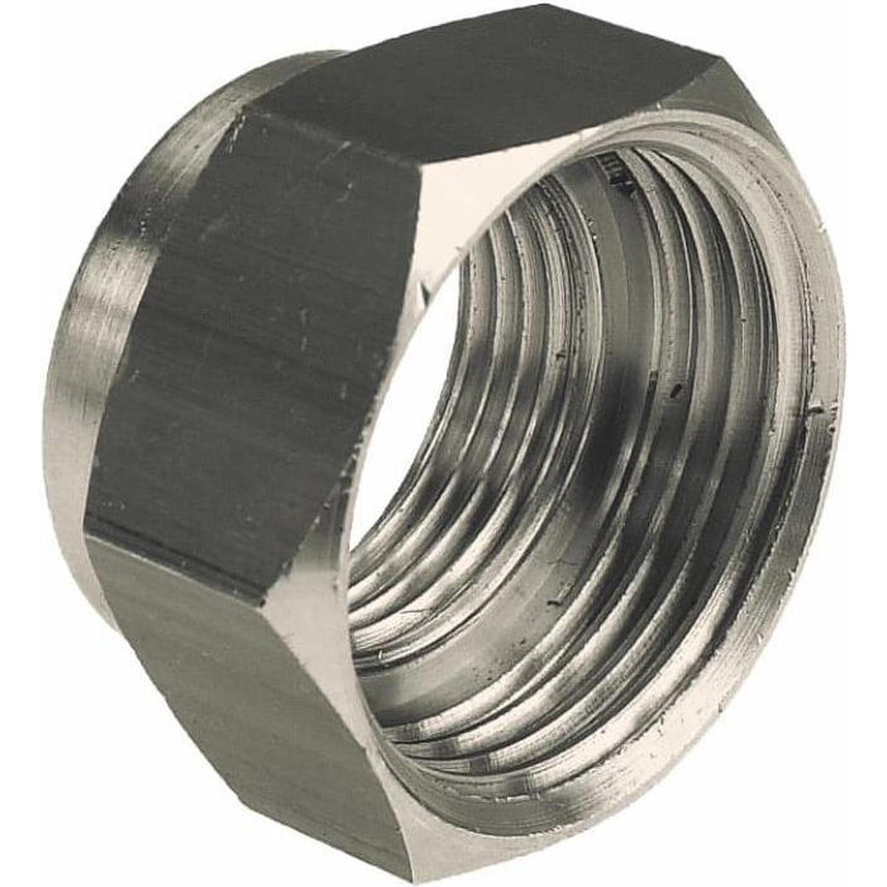 Rustak - Set di 16 tappi per tubi in ottone NPT da 1/8, 1/4, 3/8, 1/2, raccordi per tubi in ottone NPT, kit di prese esagonali interne per porte della pompa dell'acqua