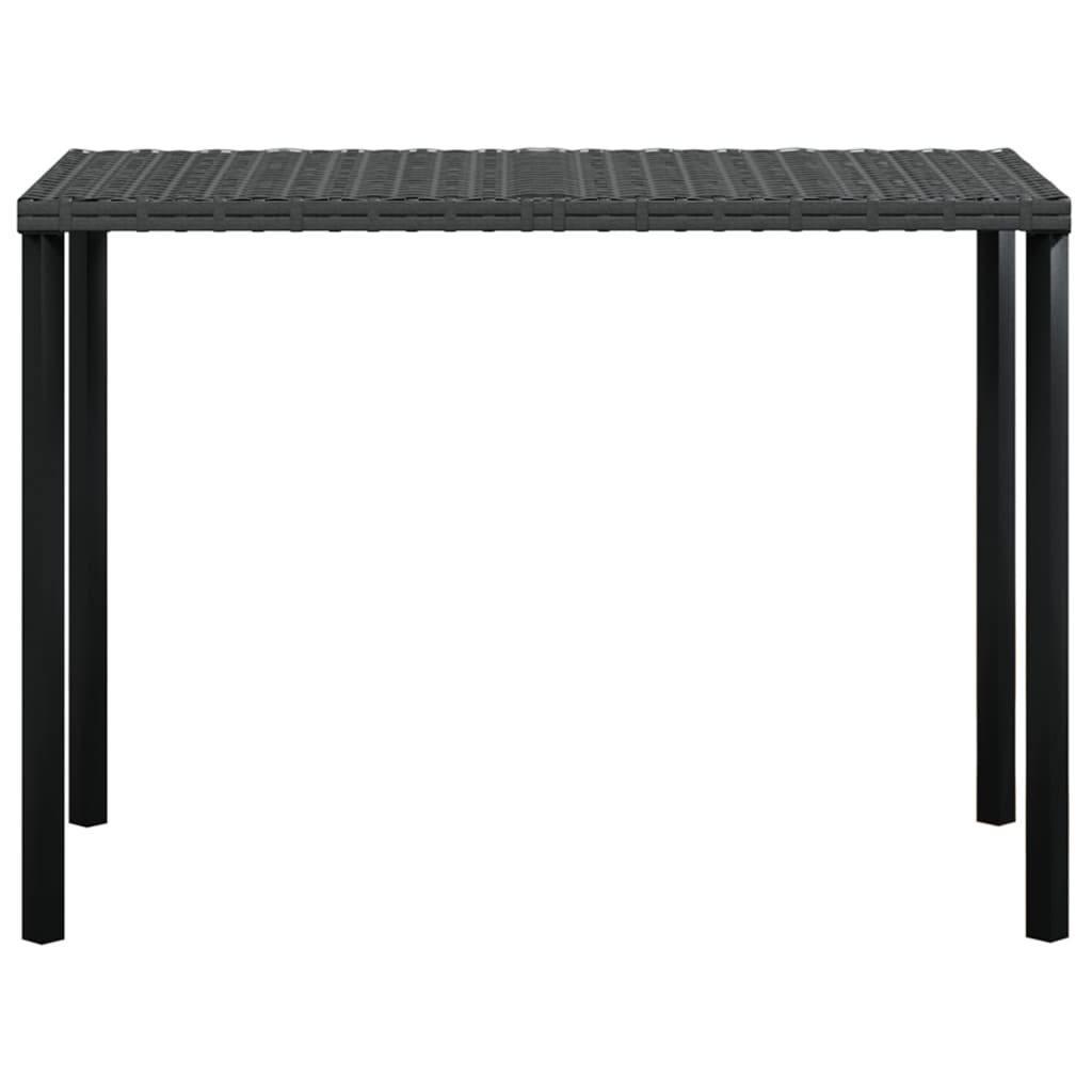 Maison Exclusive - Set Divano a L con Cuscini 5 pz Nero in Polyrattan - 8