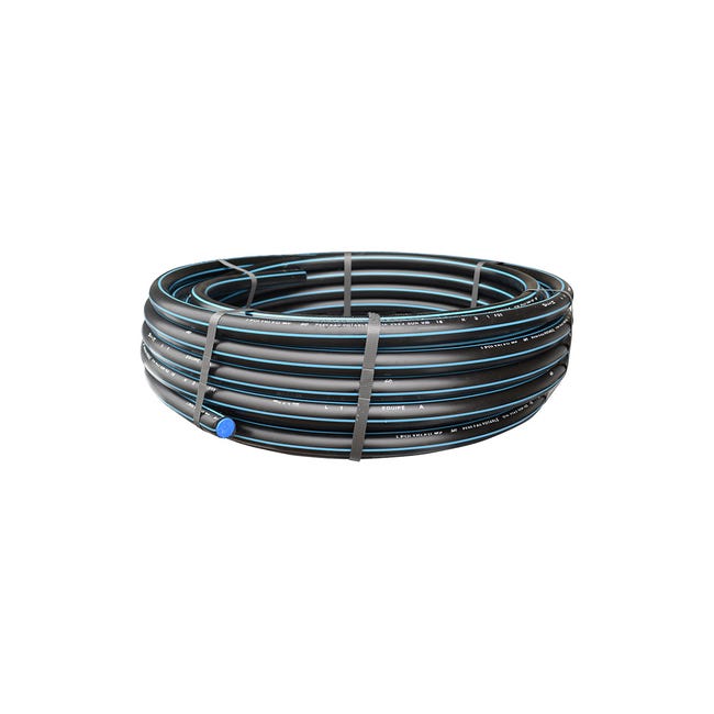Tuyau polyéthylène - PEBD bande bleue D32-6B-50ml Tuyau polyéthylène - PEBD bande bleue D32-6B-50ml