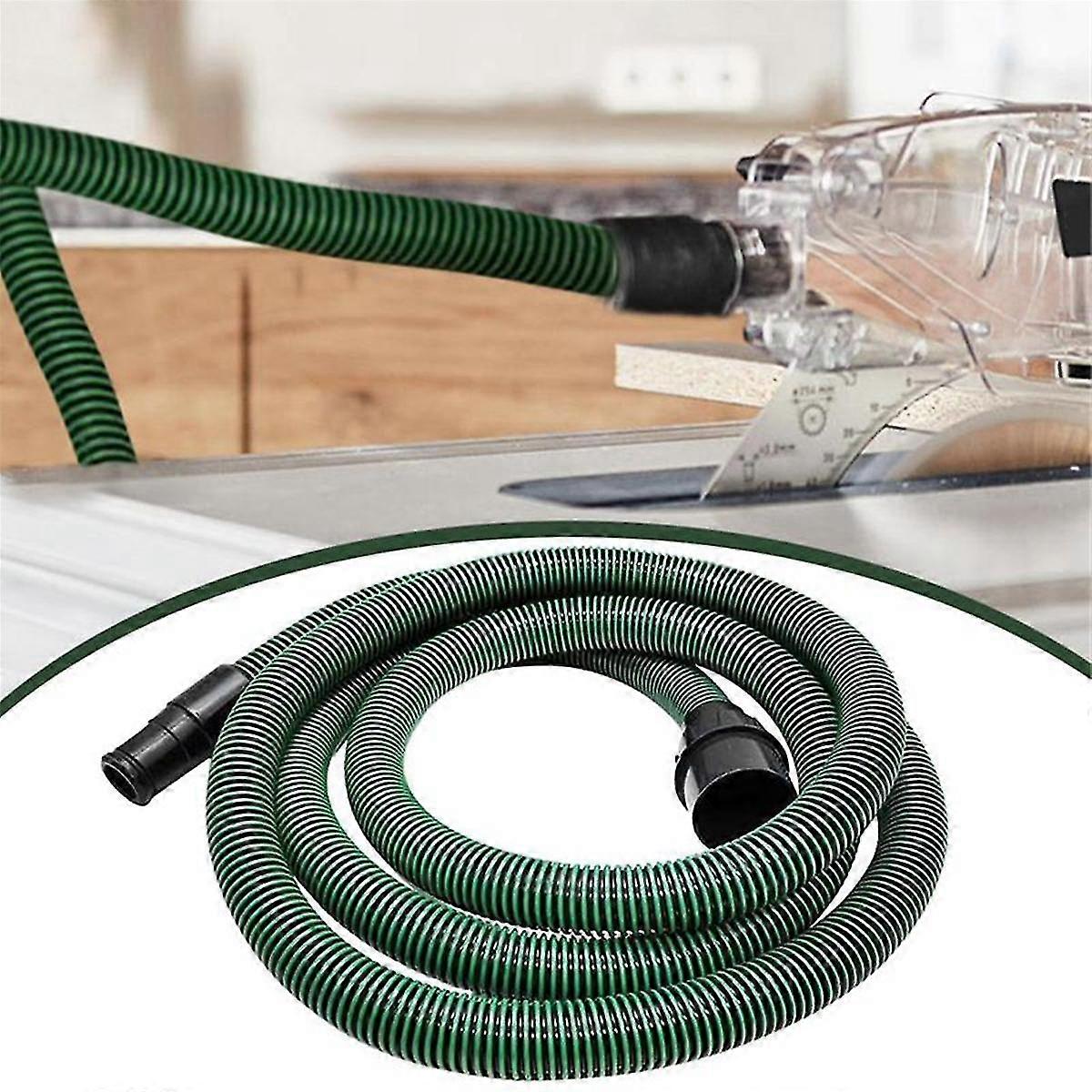Tuyau compatible avec l'aspirateur électrique FESTOOL, bac à poussière, tube d'aspiration de 3,5 m, vert - 3