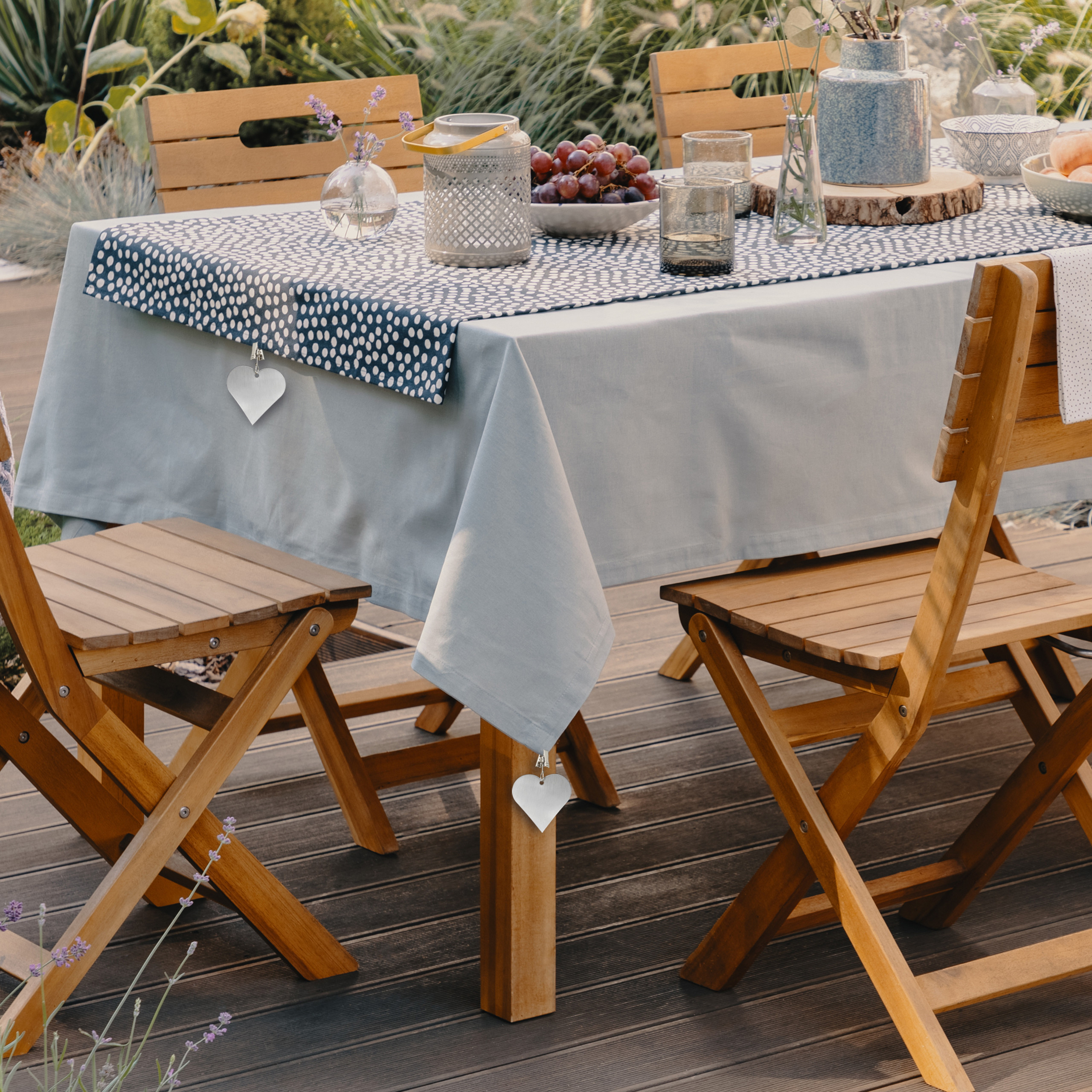 Pomlink Confezione Da 8 Fermatovaglia Decorativi In Acciaio Inox, Per Casa, Picn