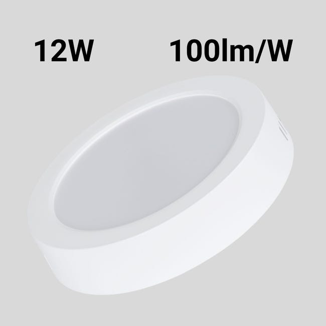 PLAFONIERA APPLIQUE LED SOFFITTO IP65 12W LUCE BIANCO NATURALE 4000K FC-101 PLAFONIERA APPLIQUE LED SOFFITTO IP65 12W LUCE BIANCO NATURALE 4000K FC-101