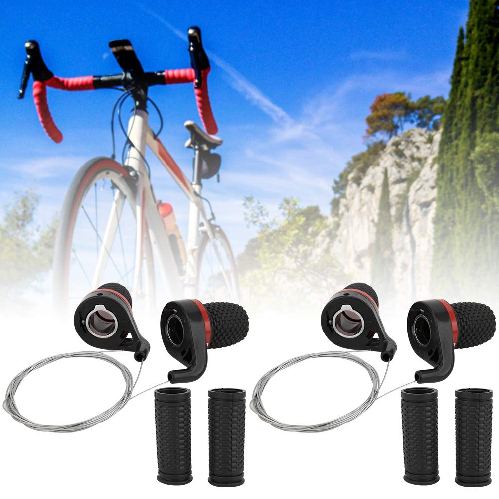 Manopole Per Manubrio Manopole Per Bicicletta In Pelle Manopole Per Bicicletta Vintage Impugnatura Per Ciclismo Retrò Nero Marrone Antiscivolo E Assorbimento Degli Urti - Foto 4