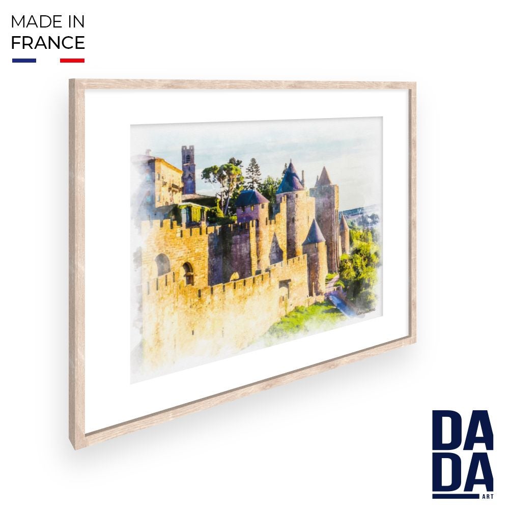Affiche Street Art De Carcassonne - Format 50x70 Cm - Neuf Sous Tube - Décoration Murale