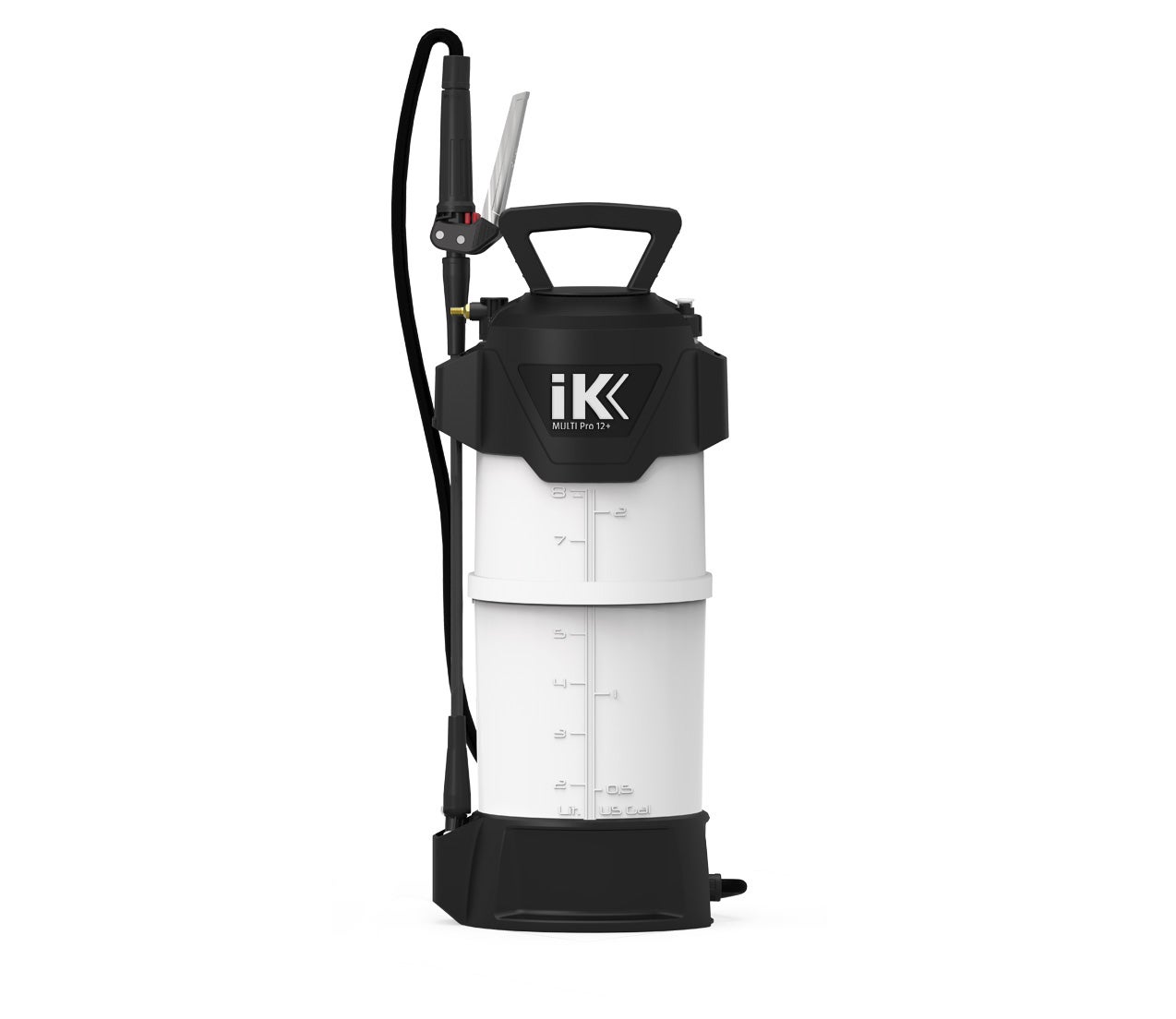 IK MULTI 1.5 - Spruzzatore a Pressione Resistente agli Acidi - Valvola di Sicurezza - Ampia Bocca di Riempimento - Serbatoio Traslucido con Indicatore di Livello - Prodotti di Pulizia