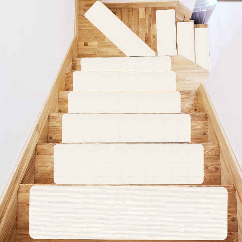 Alfombra antideslizante para peldaños de escaleras, tapetes de seguridad para escaleras con adhesivo reutilizable, 70x22x4,5 cm, 5 uds.