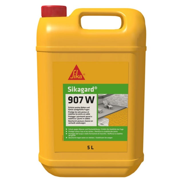 SikaGard-907 W - Protection pour supports poreux et stabilisateur de joints en sable - Sika - 5 L