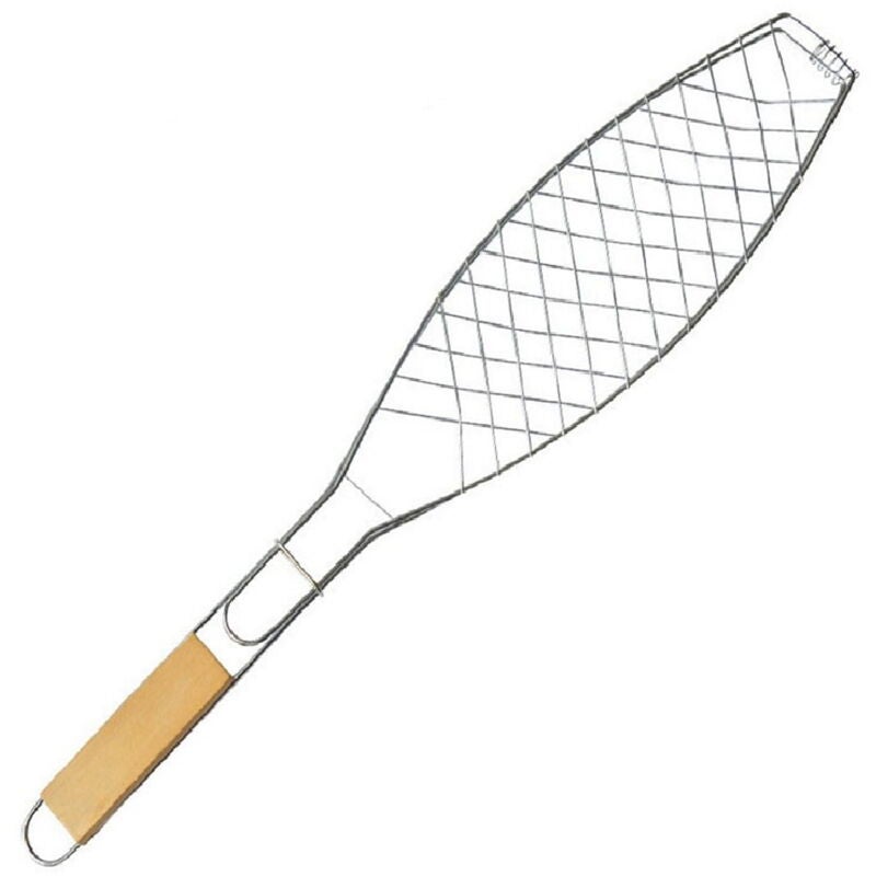 Narzędzia do grillowania na piknik na świeżym powietrzu, prosty koszyk na ryby