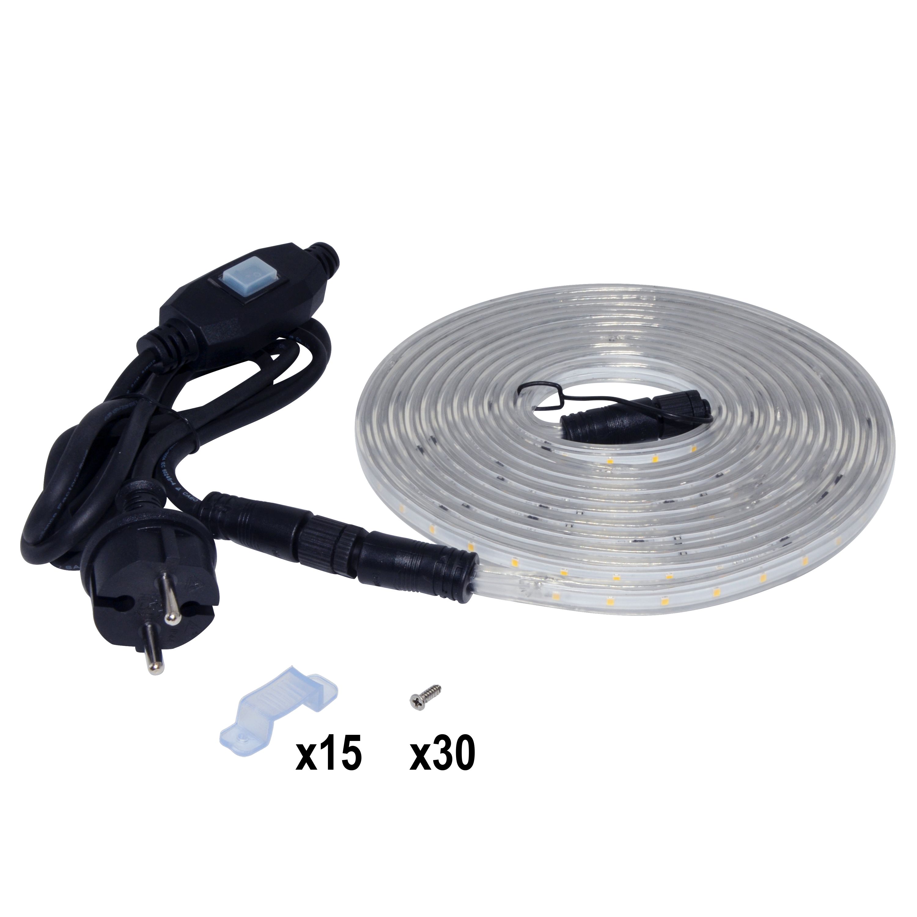 Zestaw taśm LED FLEXOUT Outdoor - dł. 5 m - zimna biel 6500 K - 1000 lumenów/m - INSPIRE
