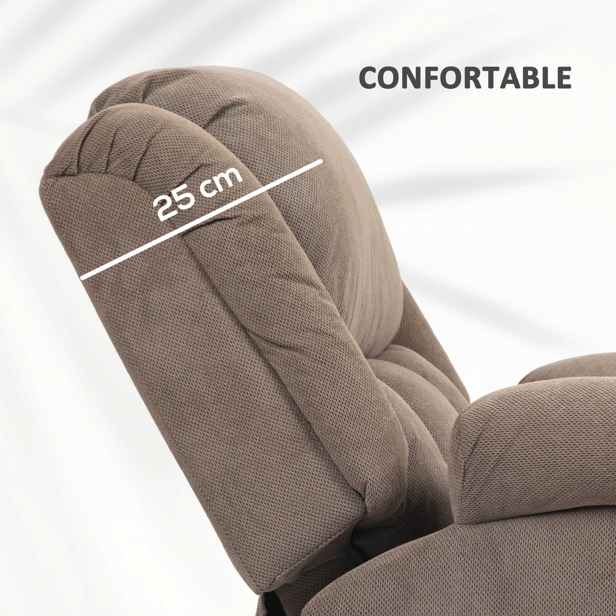 Fauteuil releveur électrique Velours (Polyester) HOMCOM - 7
