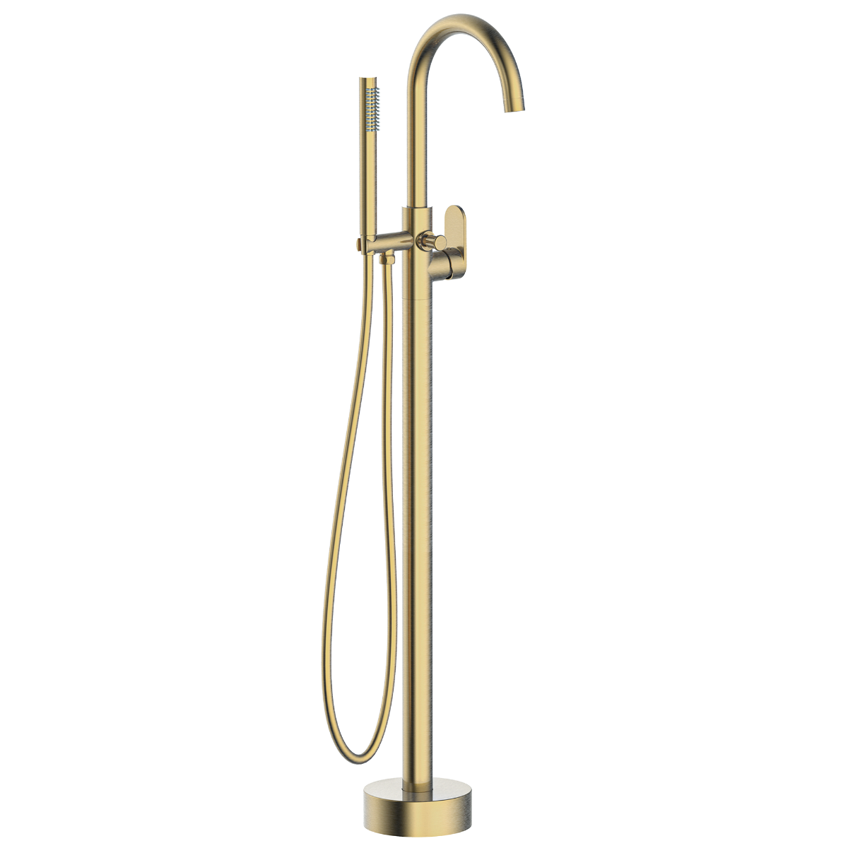 Charme II kolumna mechaniczna do wanny wolnostojącej szczotkowane złoto