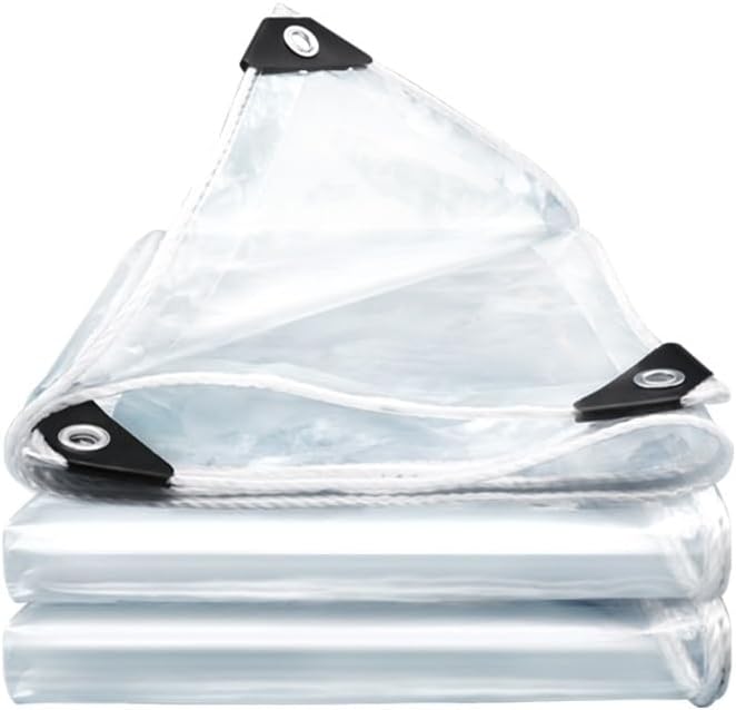 Bâche Transparente Imperméable 3x2.5m – Protection Robuste Pour Plantes, Serre, Auvent, Camping, Jardin & Animaux