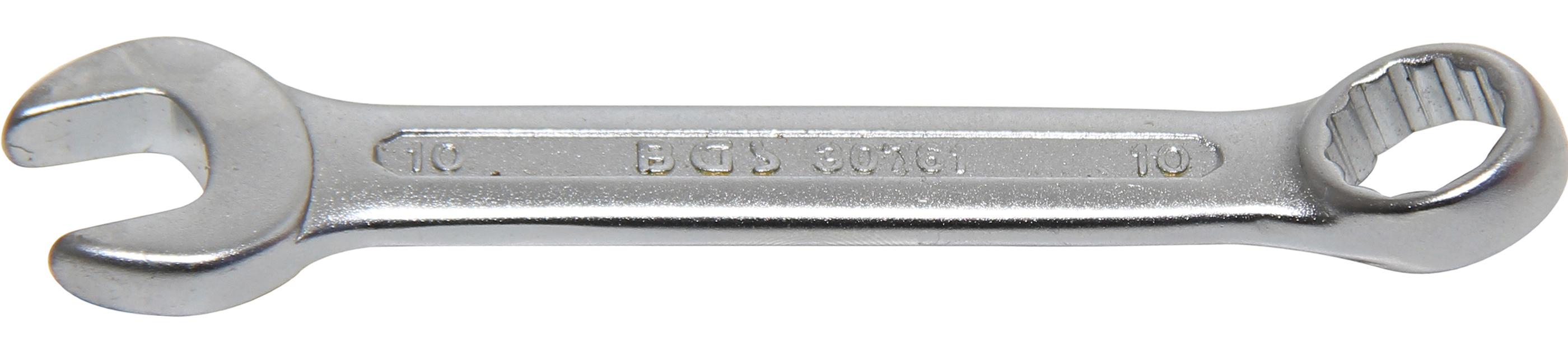 BGS Klucz płasko-oczkowy, bardzo krótki SW 10 mm - 30761