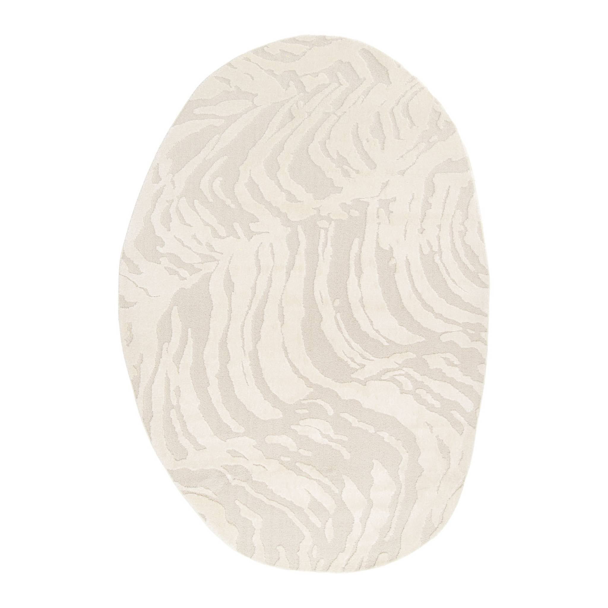 Set Di 4 Sottobicchieri In Acrilico A Forma Di Ciottolo, Colore Latte - Infrangibili, Termici Fino A 80°C E Antiscivolo - Eco-friendly Per Tavolo E Cucina - 2