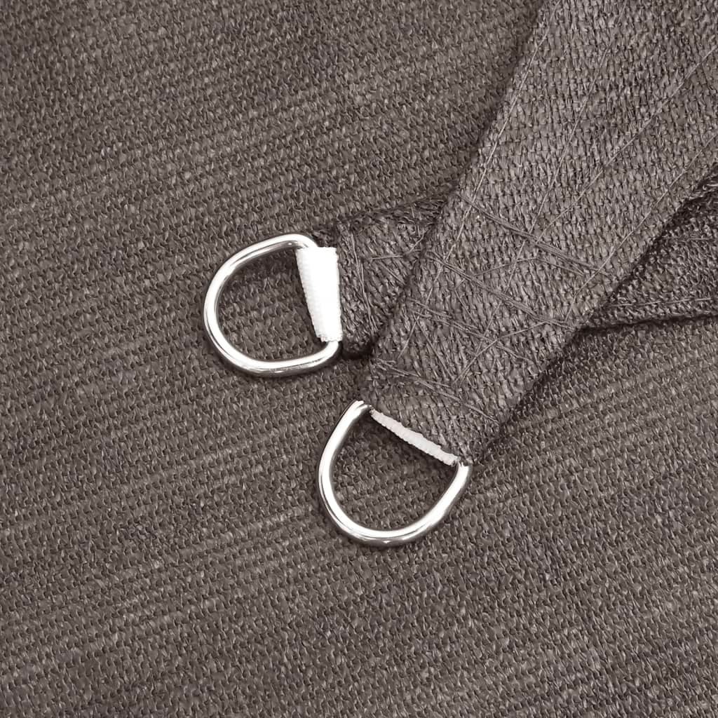 Vela Parasole 160 g/m² Antracite 3x3x4,2 m in HDPE vidaXL - 6