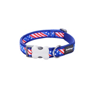 Collar para Perro Red Dingo US Flag 20-32 cm Azul Leroy Merlin