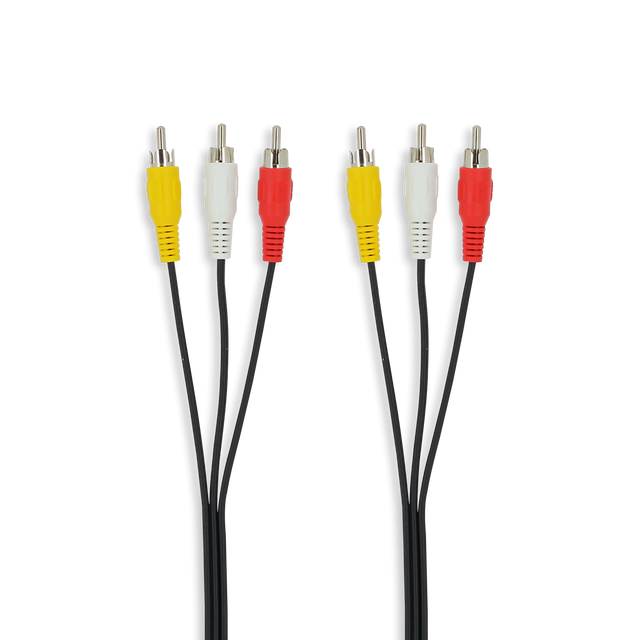 Cordon 3 RCA mâle/mâle 1,50 mètre