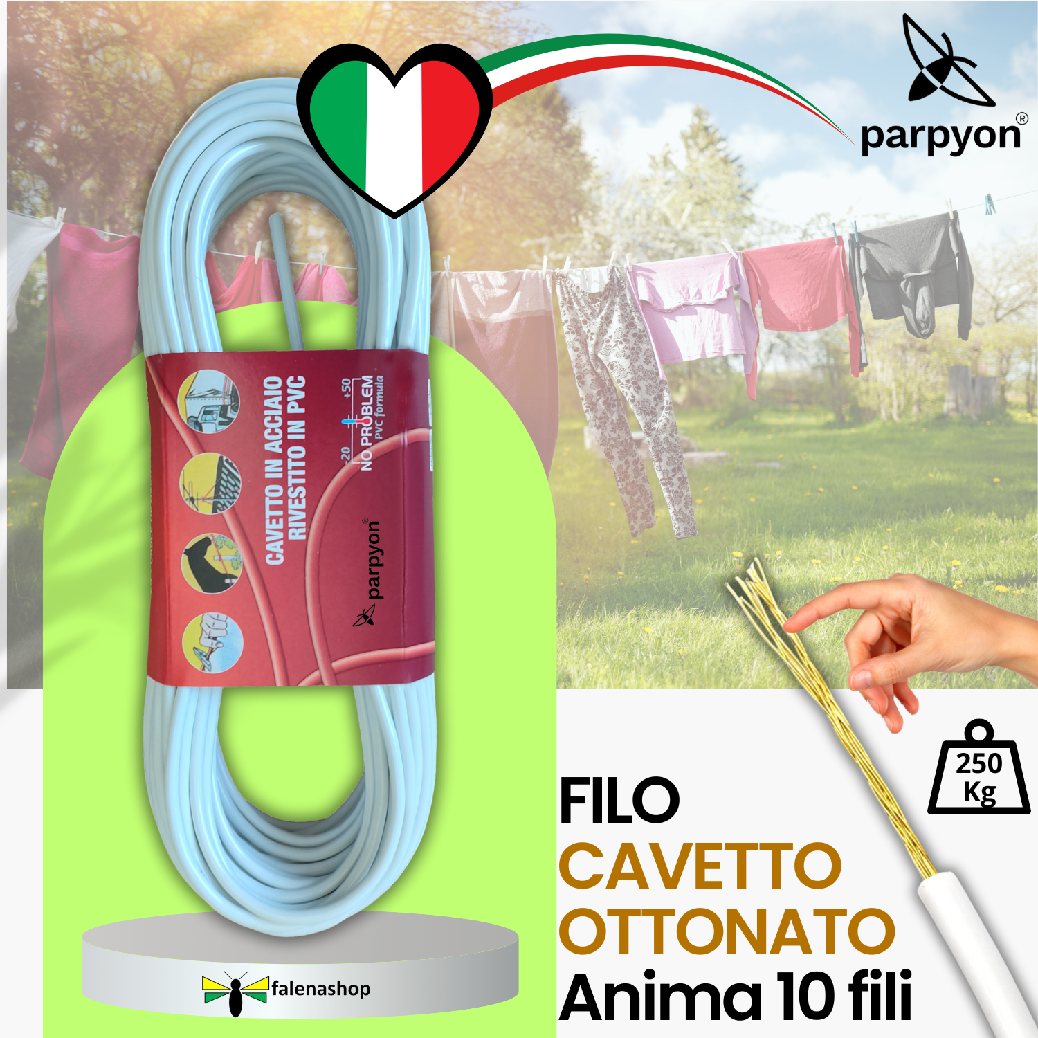 Stendibiancheria allungabile con corda in acciaio inox 304 da 2 x 5,2 m e pulsante di bloccaggio per balcone, hotel, lavanderia, design senza grovigli, fino a 25 kg