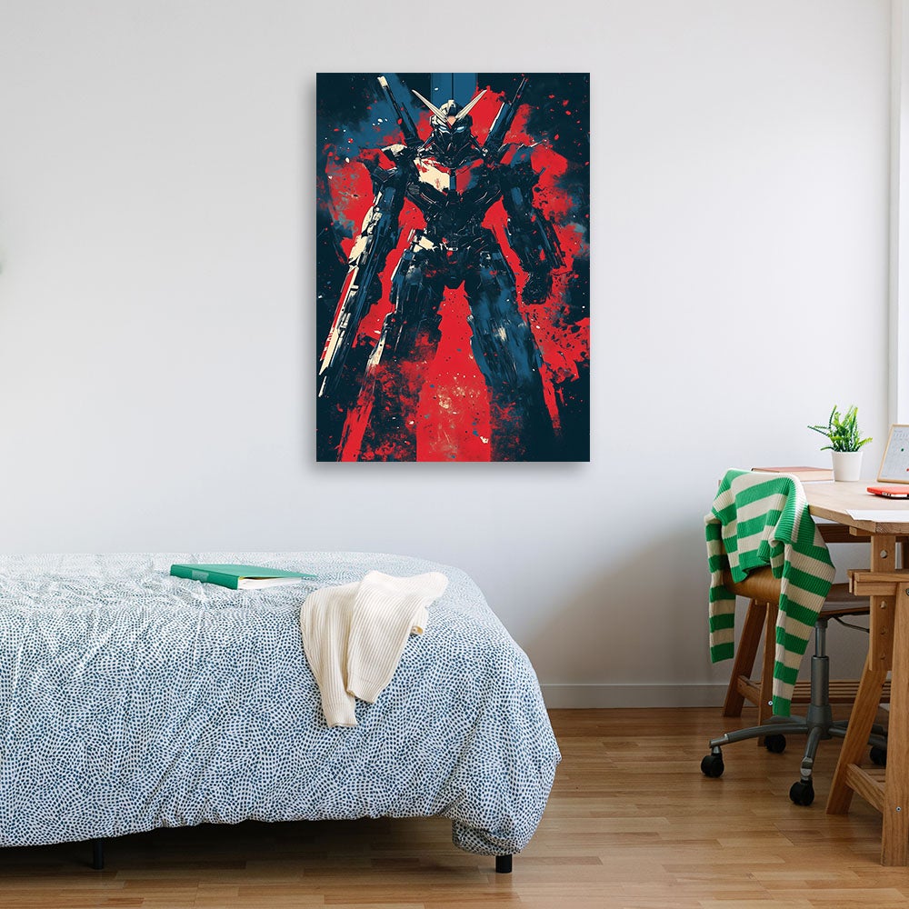 Obraz na płótnie, Robot Mech Abstrakcja 40x60