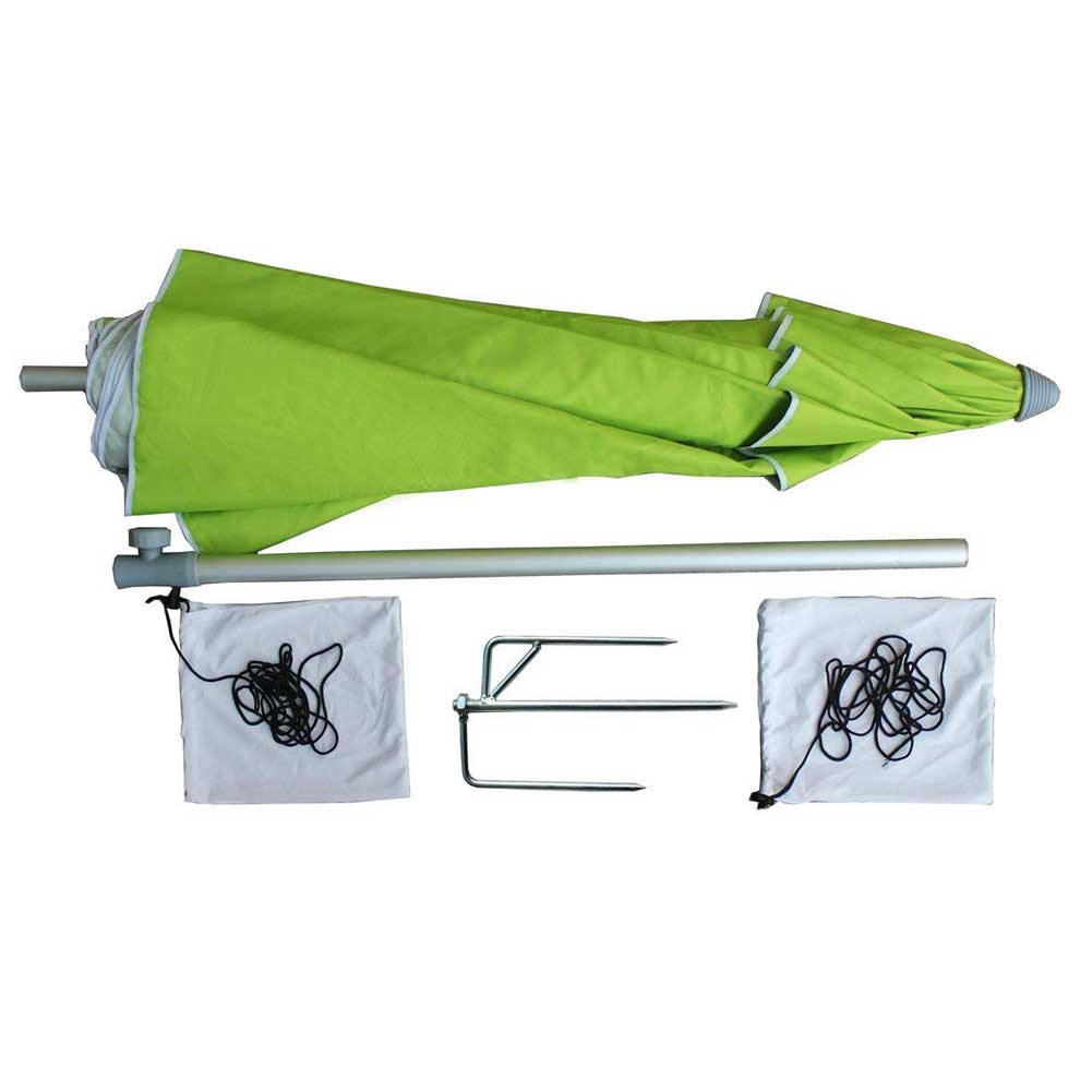 Ombrellone Da Spiaggia Teorema 210 Cm - Alluminio, Anti UV E Vento, Con Trivella E Sacca