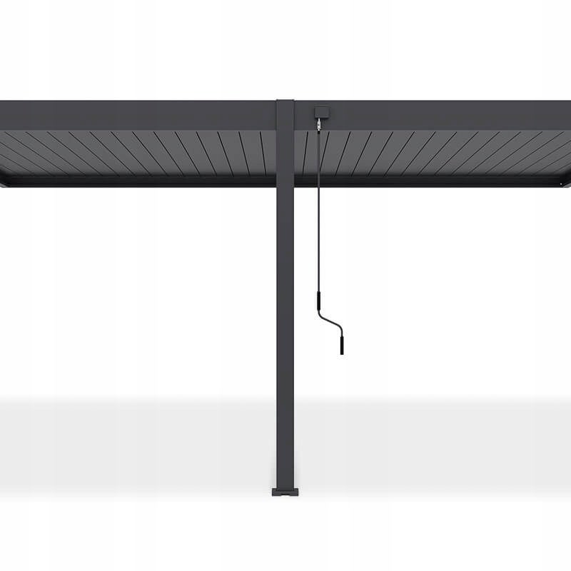 Pergola Przyścienna Gutroof Ogrodowa Deluxe Wall 3,6x5,3 Aluminium Taras 1 szt