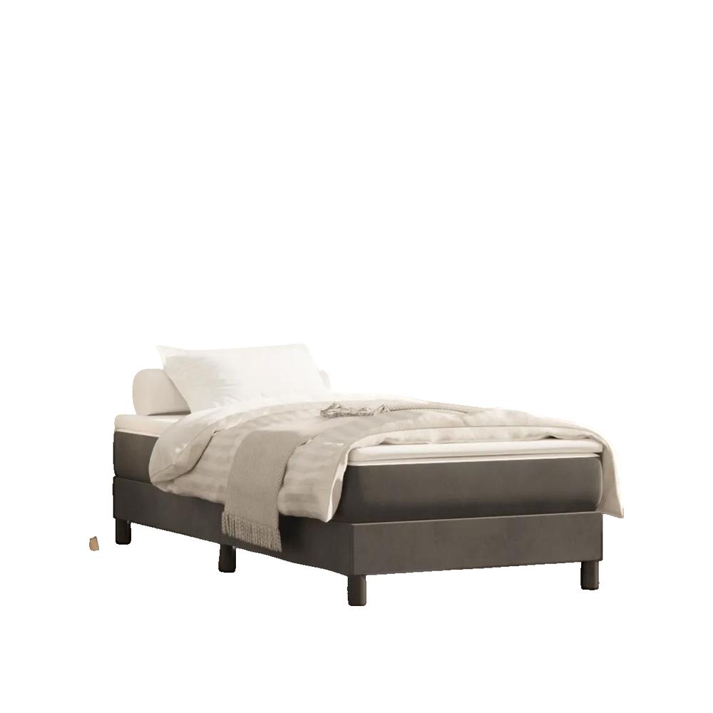 Materac Vidaxl sprężyny kieszeniowe welur 90x220 cm komfort średnio-twardy